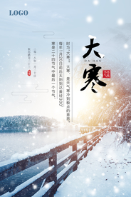 清新大寒海报