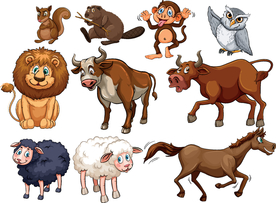 矢量动物素材