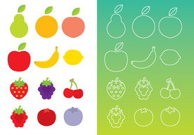 矢量果蔬素材