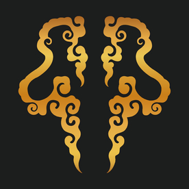 矢量中国风花纹