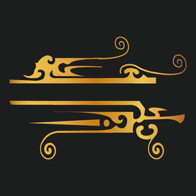 矢量中国风花纹