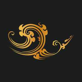 矢量中国风花纹