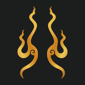 矢量中国风花纹