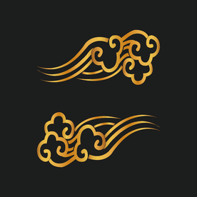 矢量云纹古典祥云