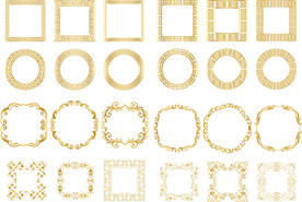 精美矢量花纹合集