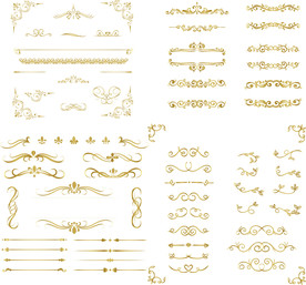 精美矢量花纹合集