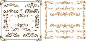 精美矢量花纹合集
