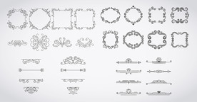 精美矢量花纹合集