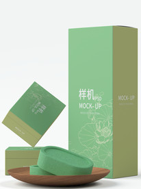 绿豆糕包装样机