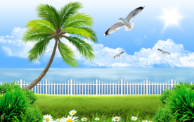 风景画意境背景墙