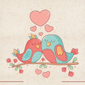 矢量动物 矢量植物 插画 手绘