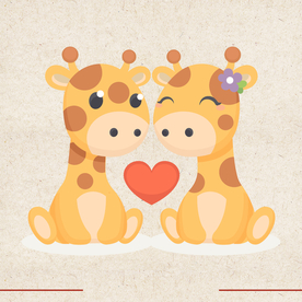 矢量动物 矢量植物 插画 手绘