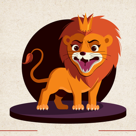 矢量动物 矢量植物 插画 手绘