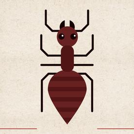 矢量动物 矢量植物 插画 手绘