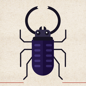 矢量动物 矢量植物 插画 手绘