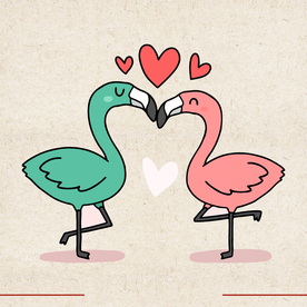 矢量动物 矢量植物 插画 手绘