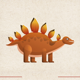 矢量动物 矢量植物 插画 手绘