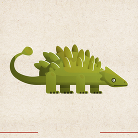 矢量动物 矢量植物 插画 手绘