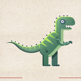 矢量动物 矢量植物 插画 手绘