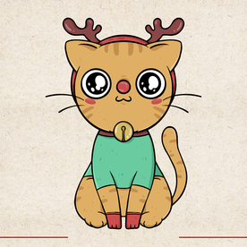 矢量动物 矢量植物 插画 手绘