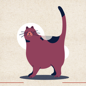 矢量动物 矢量植物 插画 手绘