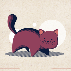 矢量动物 矢量植物 插画 手绘