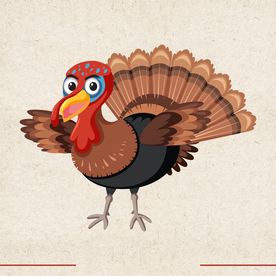 矢量动物 矢量植物 插画 手绘