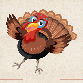 矢量动物 矢量植物 插画 手绘