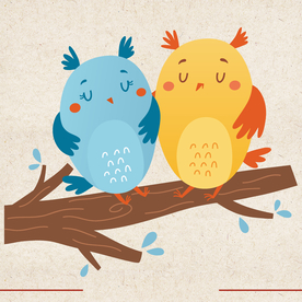 矢量动物 矢量植物 插画 手绘