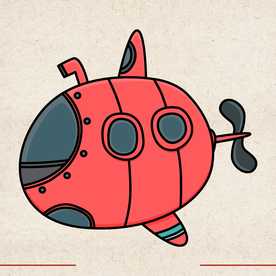 矢量动物 矢量植物 插画 手绘