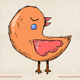 矢量动物 矢量植物 插画 手绘