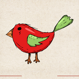 矢量动物 矢量植物 插画 手绘