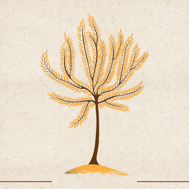 矢量动物 矢量植物 插画 手绘