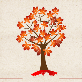 矢量动物 矢量植物 插画 手绘