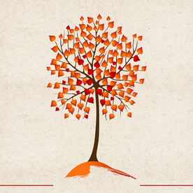 矢量动物 矢量植物 插画 手绘