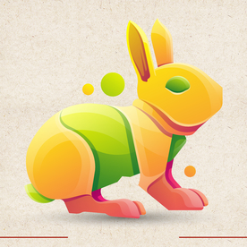 矢量动物 矢量植物 插画 手绘