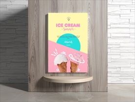冰淇淋海报