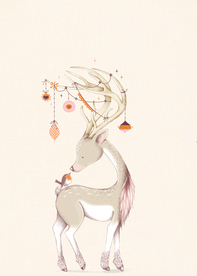 麋鹿现代装饰画