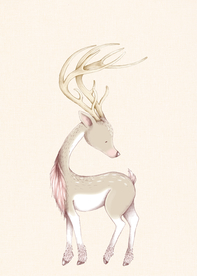 麋鹿现代装饰画