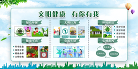 文明城市建设社会公益宣传展板