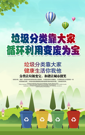 垃圾分类社会公益宣传海报