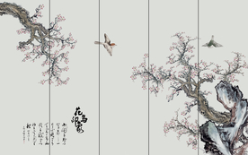 花鸟工笔装饰画