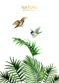 绿色植物装饰画