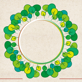 矢量动物 矢量植物 插画 手绘