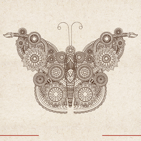 矢量动物 矢量植物 插画 手绘