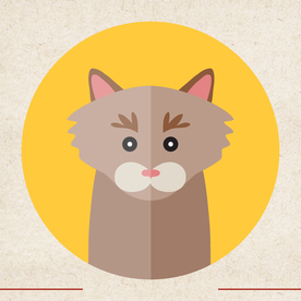 矢量动物 矢量植物 插画 手绘