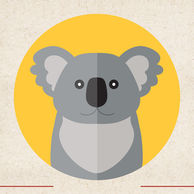 矢量动物 矢量植物 插画 手绘