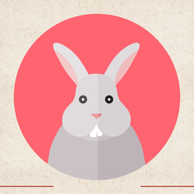 矢量动物 矢量植物 插画 手绘