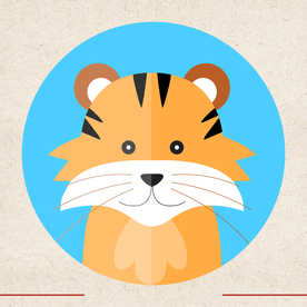 矢量动物 矢量植物 插画 手绘