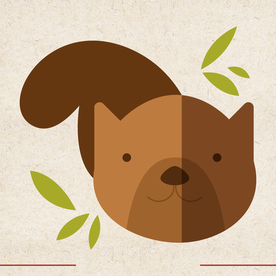 矢量动物 矢量植物 插画 手绘